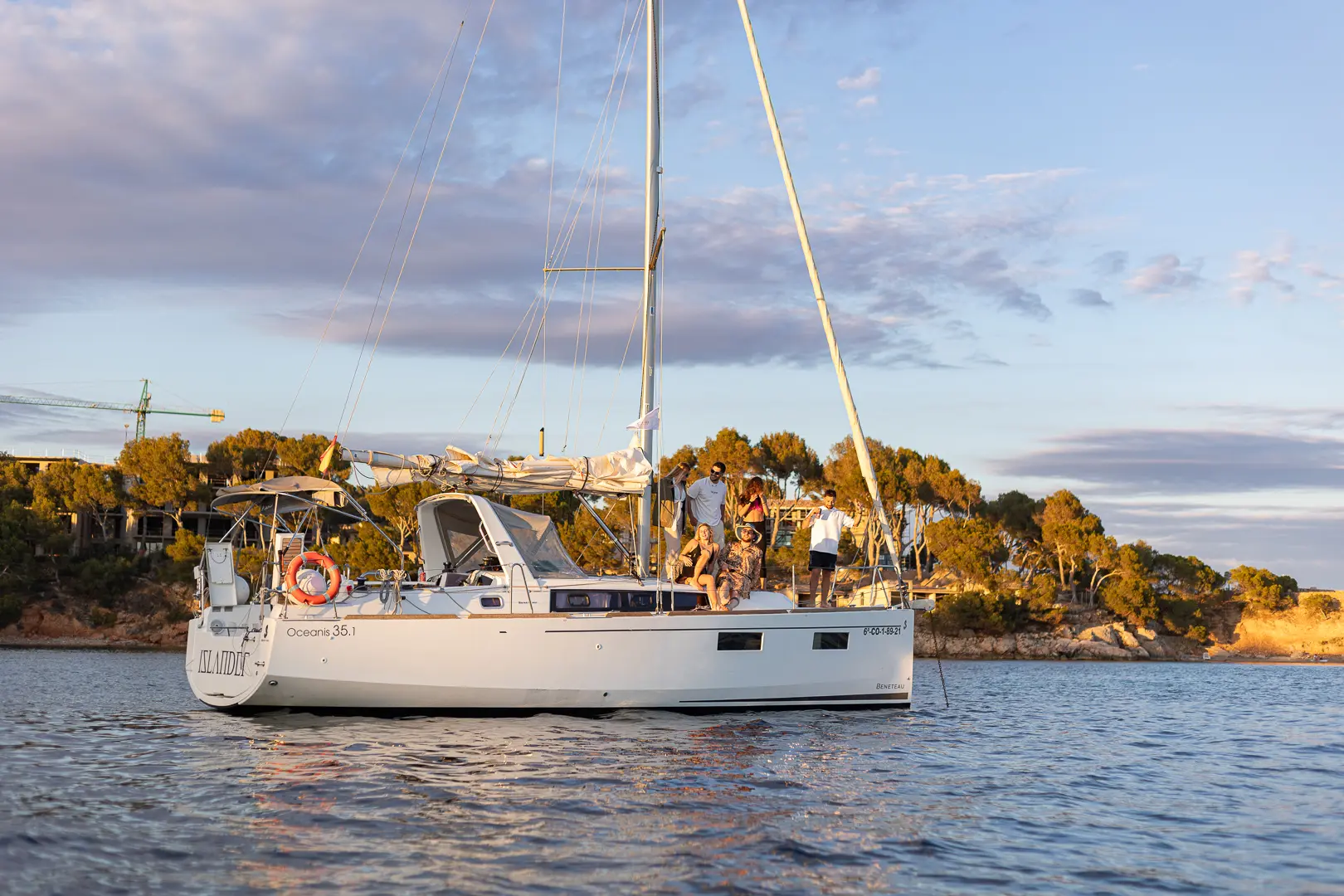 Islander Charter luxury yacht sailing in Bay of Palma