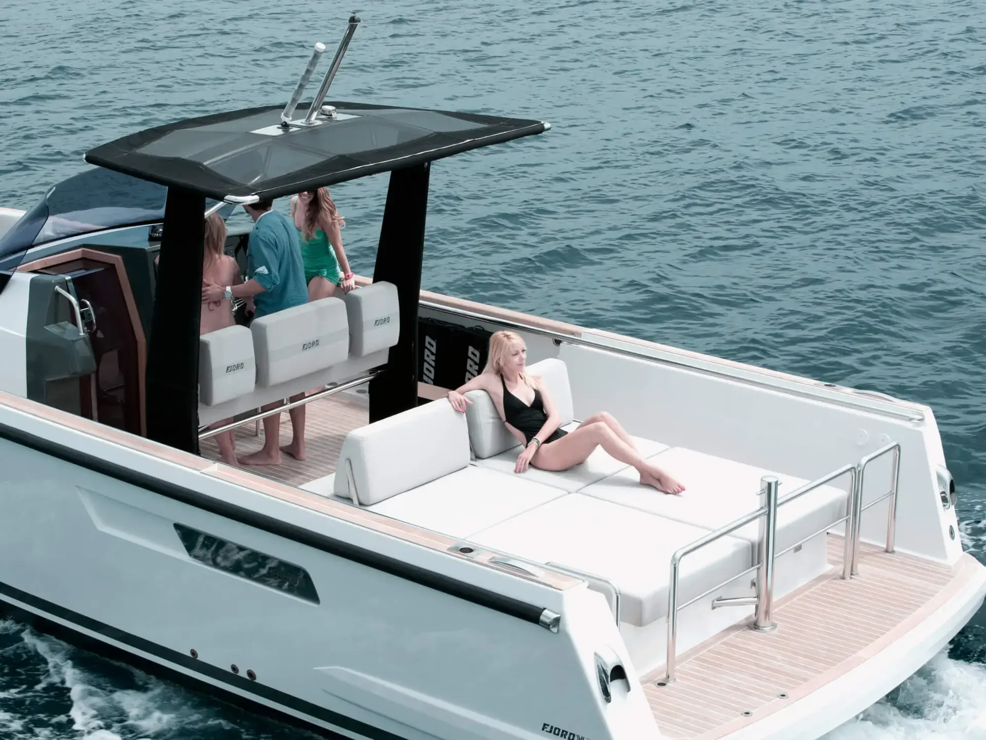 Fjord 36 Open yacht near Palma marina