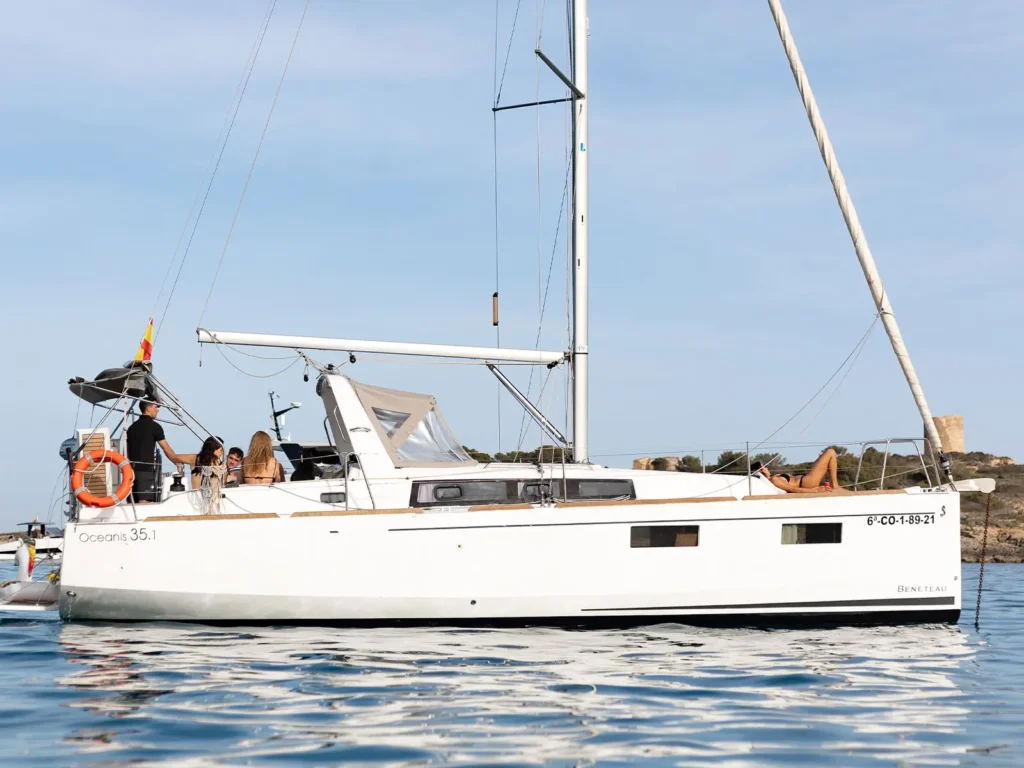 Islander Charter Beneteau Oceanis 35.1 yacht deck view