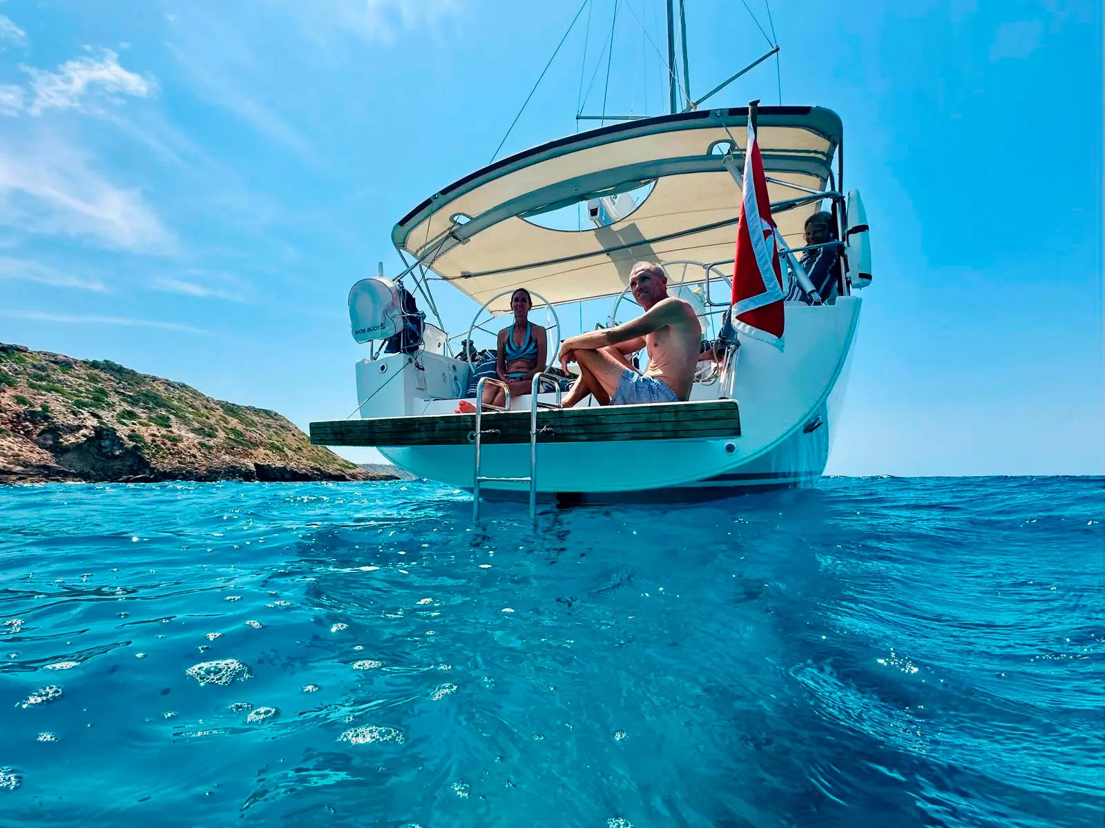 Hanse 445 luxury yacht Mallorca coast
