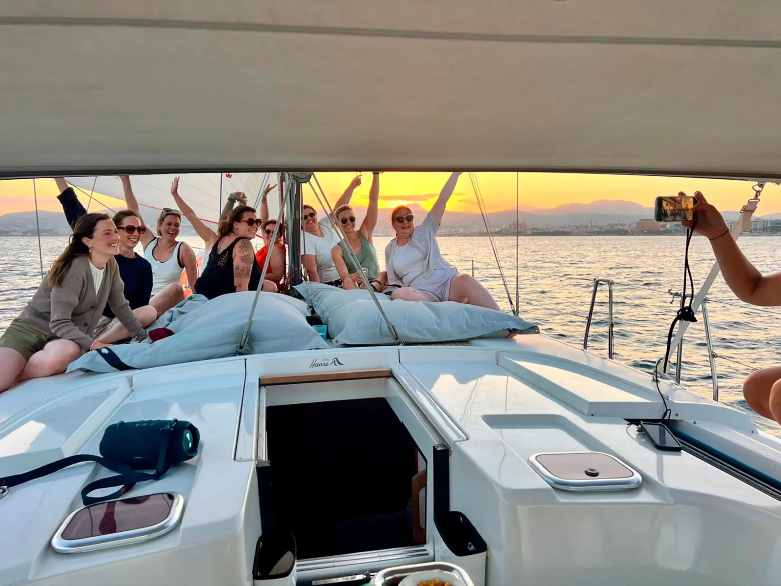 Hanse 445 private sailing trip Palma