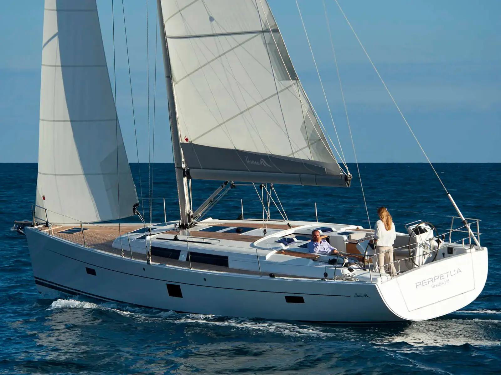 Hanse 445 luxury sailing yacht charter Palma
