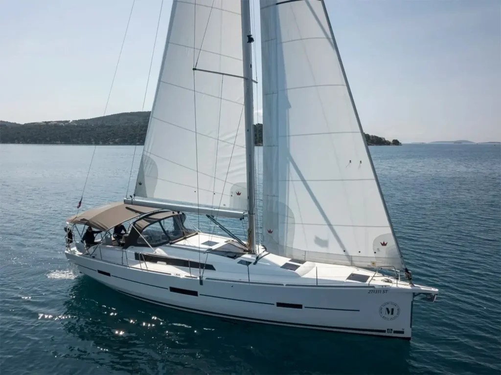 Dufour 460 Grand Large exterior – Sailing yacht charter Palma de Mallorca
