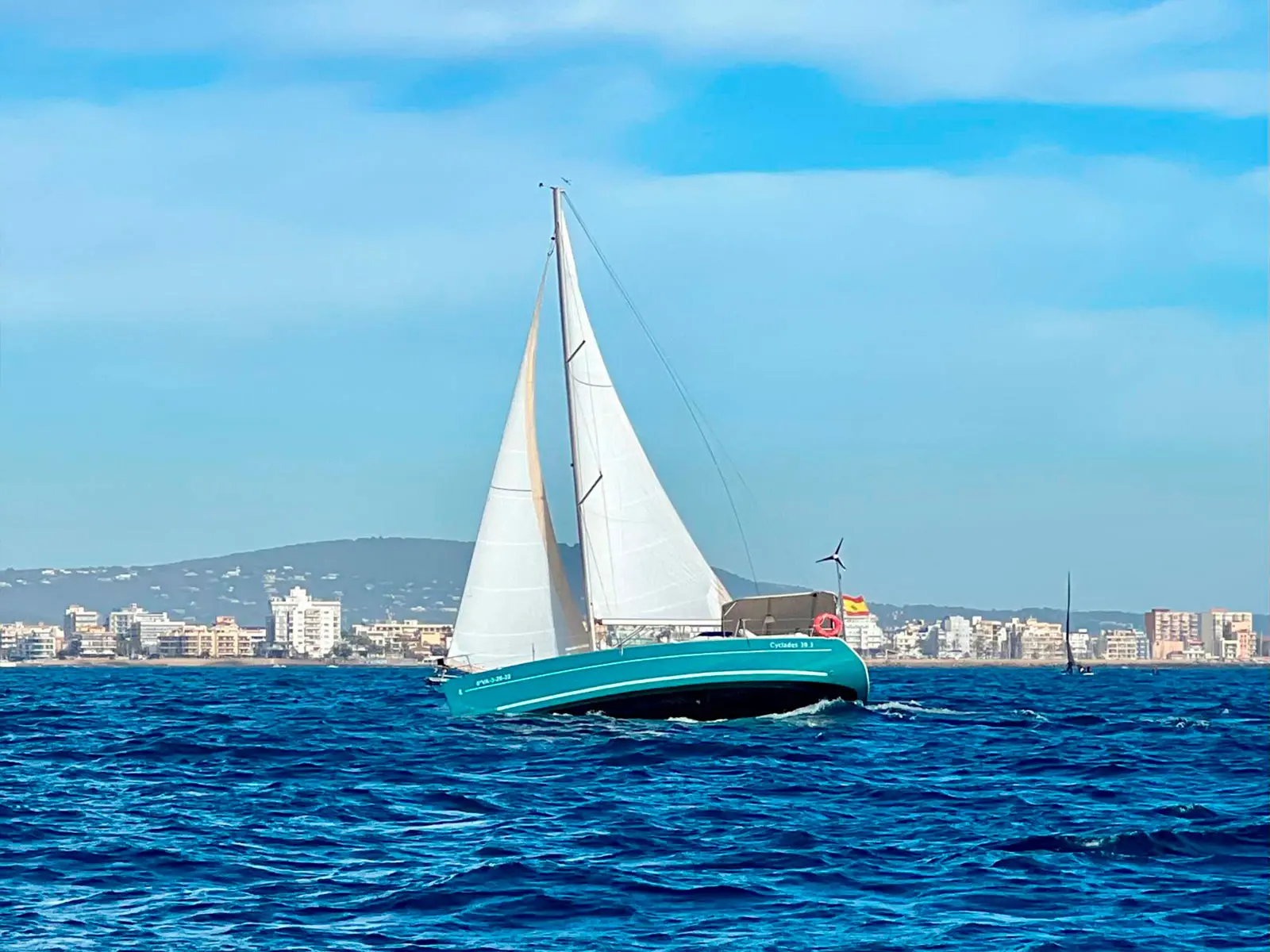 Beneteau Cyclades 39.3 sailing yacht exterior – Day charter Palma de Mallorca