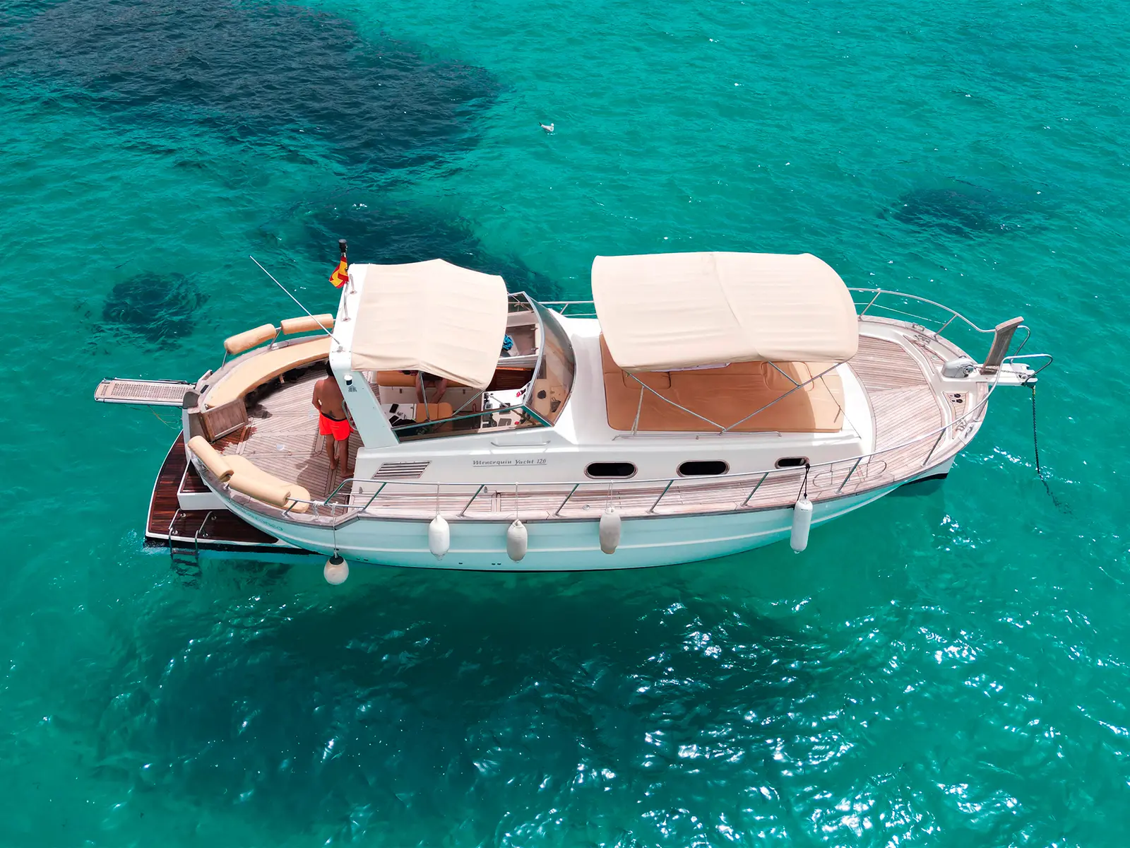 Llaut Menorquin 120 Open exterior – Day charter Palma de Mallorca